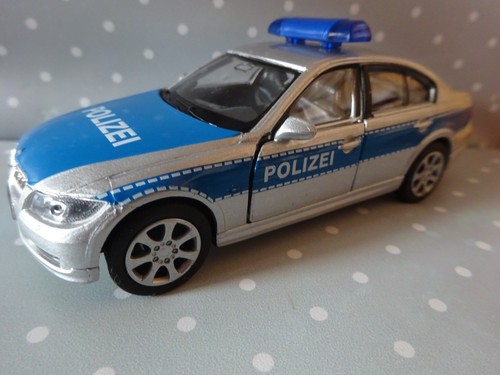 Bmw polizei modelauto 12cm - polizei,